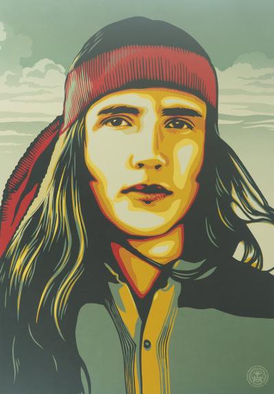 Shepard FAIREY (OBEY) : We the future (Are Earth guardians)- Lithographie signée 2