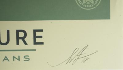 Shepard FAIREY (OBEY) : We the future (Are Earth guardians)- Lithographie signée 2