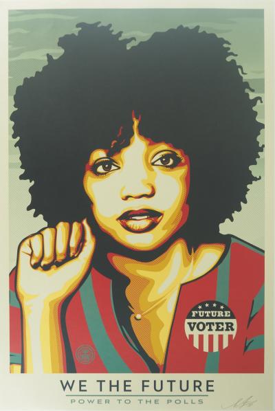 Shepard FAIREY (OBEY): We the future (Power to the polls) - Signed lithograph 2