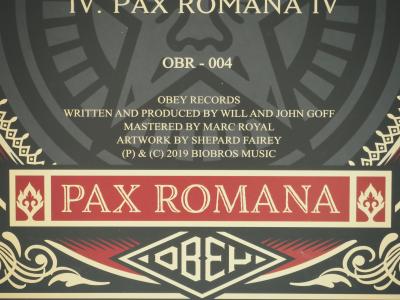 Shepard FAIREY (OBEY): Pax Romana - Signed Vinyl 2