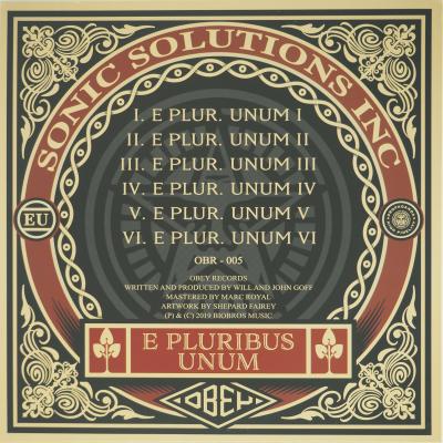 Shepard FAIREY (OBEY): E pluribus unum - Signed Vinyl 2