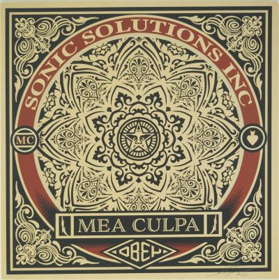 Shepard FAIREY (OBEY): Mea culpa - Signed Vinyl 2