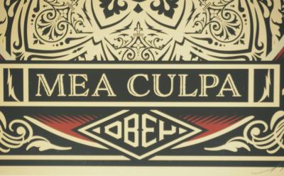Shepard FAIREY (OBEY): Mea culpa - Signed Vinyl 2