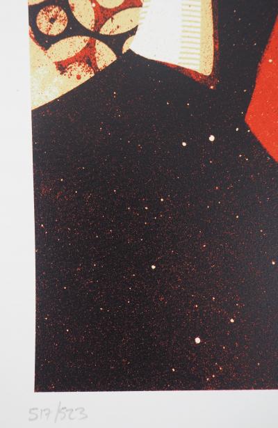 Shepard FAIREY (OBEY): Michael Jordan - Original signed silkscreen print 2