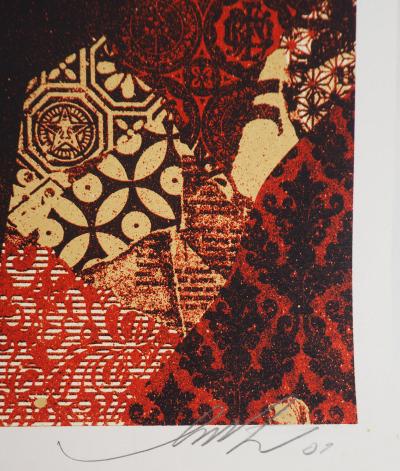 Shepard FAIREY (OBEY): Michael Jordan - Original signed silkscreen print 2