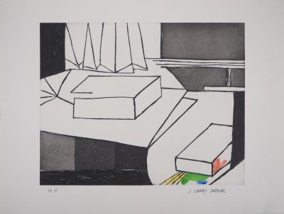 Joan GARDY ARTIGAS: Still Life - Original signed engraving 2