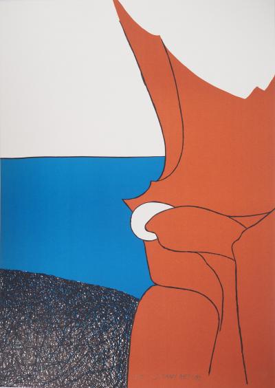 Joan GARDY ARTIGAS: Cliff - Original signed lithograph 2