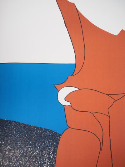 Joan GARDY ARTIGAS: Cliff - Original signed lithograph 2