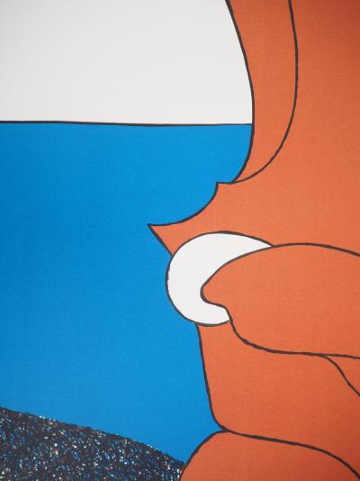 Joan GARDY ARTIGAS: Cliff - Original signed lithograph 2