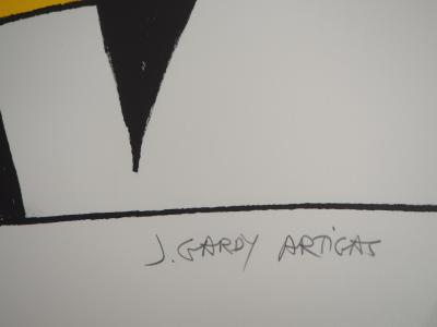 Joan GARDY ARTIGAS: Chinese Bullfighting - Original signed lithograph 2