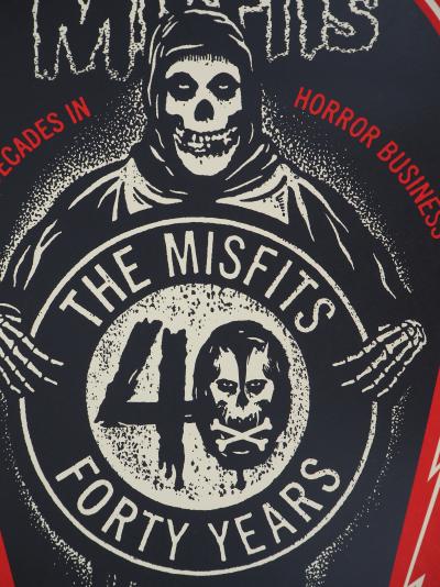 Shepard FAIREY (OBEY): MISFITS 40TH Crypth - Original signed silkscreen print 2