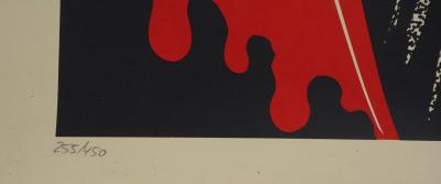 Shepard FAIREY (OBEY): MISFITS 40TH Crypth - Original signed silkscreen print 2