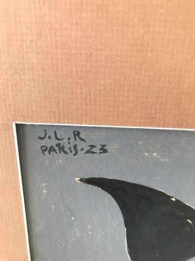 Jean Lambert-Rucki - The Birds, 1923 - oil on monogrammed and dated paper 2