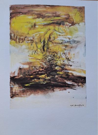 Zao Wou Ki -  Illuminations 1996 - Héliogravure  - signée 2