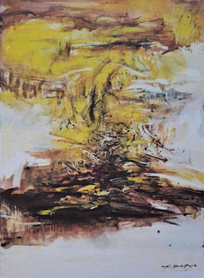 Zao Wou Ki -  Illuminations 1996 - Héliogravure  - signée 2