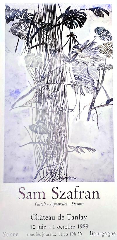 Sam Szafran, Plantes et lianes, affiche originale, 1989 2