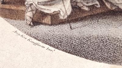 Francesco Bartolozzi, Les trois Beaux-Arts, gravure d’après Angelica Kauffman, vers 1783 2