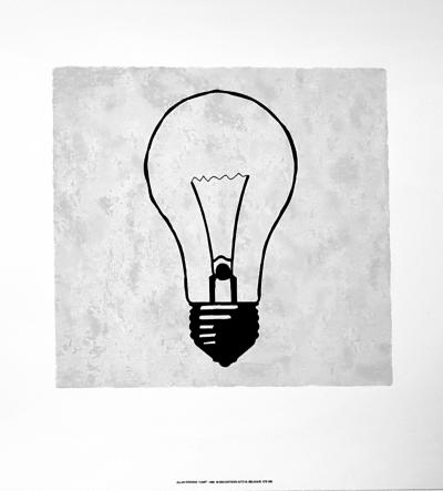 Allan Stevens, Lamp, sérigraphie originale, 2002 2