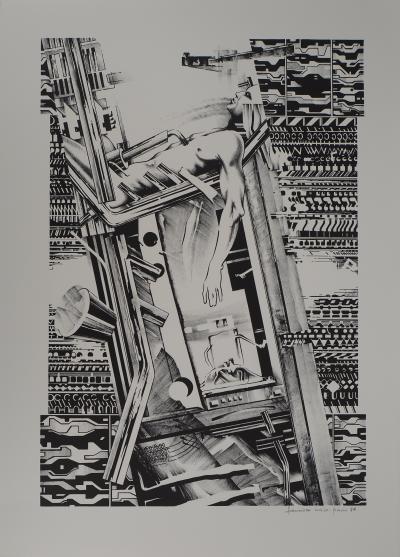 Francisco MELO: Man of the Future - Original signed lithograph 2