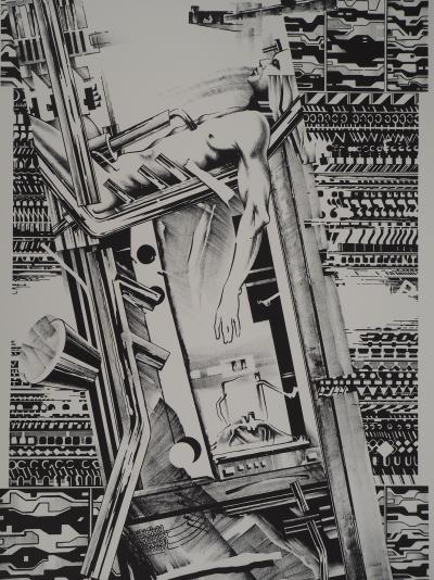 Francisco MELO: Man of the Future - Original signed lithograph 2