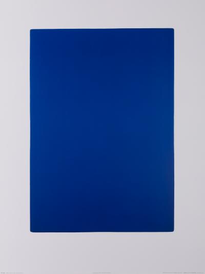 Yves KLEIN (d’après) California - Affiche originale en couleurs 2