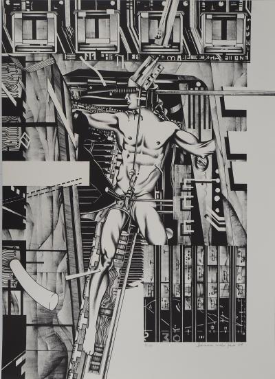 Francisco MELO: Metropolis - Original signed lithograph 2