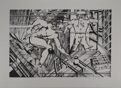 Francisco MELO: Superman - Original signed lithograph 2
