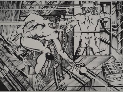 Francisco MELO: Superman - Original signed lithograph 2
