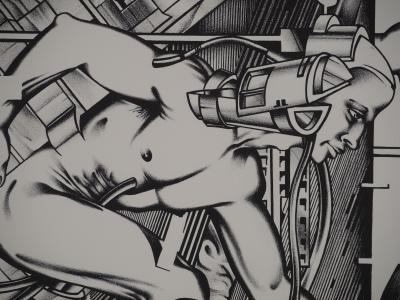 Francisco MELO: Superman - Original signed lithograph 2