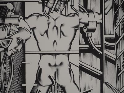 Francisco MELO: Superman - Original signed lithograph 2