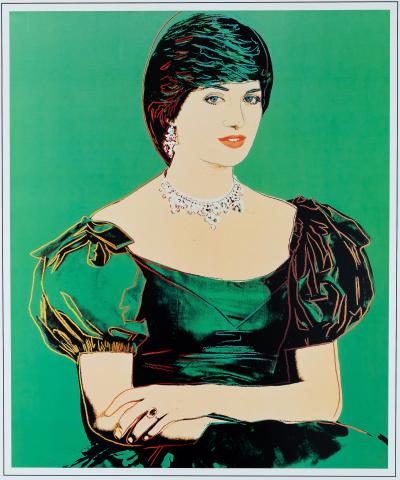 Andy WARHOL (D’après)   Princesse Diana - Affiche originale en couleurs 2