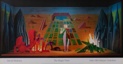 David HOCKNEY : Magic flute - Affiche originale en couleurs 2