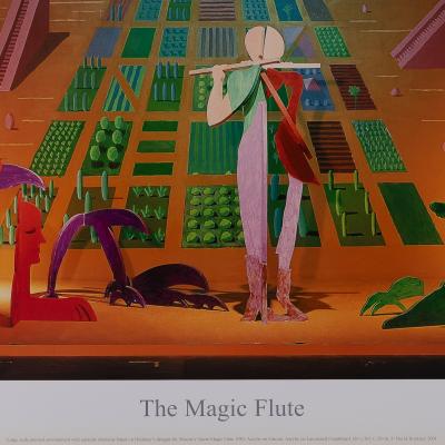 David HOCKNEY : Magic flute - Affiche originale en couleurs 2