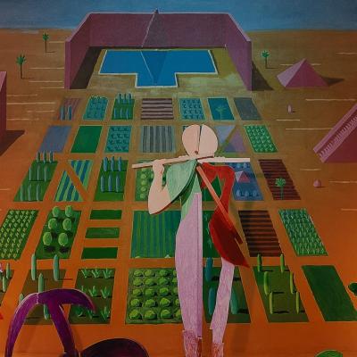 David HOCKNEY : Magic flute - Affiche originale en couleurs 2