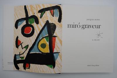Joan MIRO : Catalogues raisonné Miro Graveur 4 volumes - 8 bois gravés originaux 2