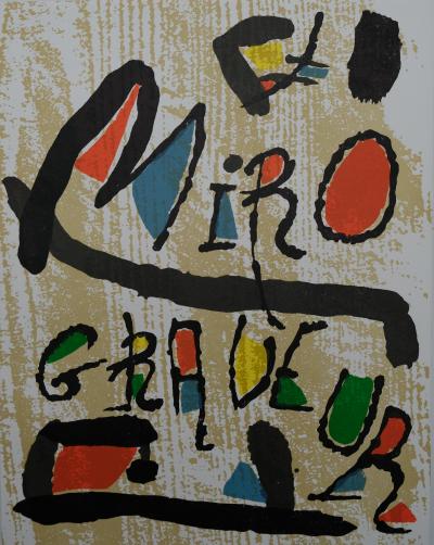 Joan MIRO : Catalogues raisonné Miro Graveur 4 volumes - 8 bois gravés originaux 2