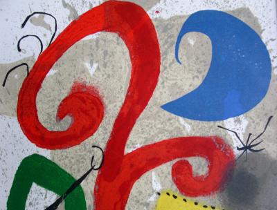 Joan MIRO : Jardin au clair de lune - Lithographie originale signée 2