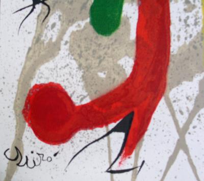 Joan MIRO : Jardin au clair de lune - Lithographie originale signée 2