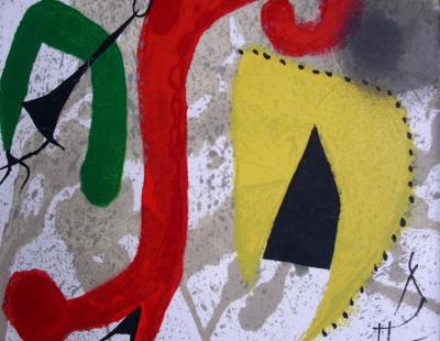 Joan MIRO : Jardin au clair de lune - Lithographie originale signée 2
