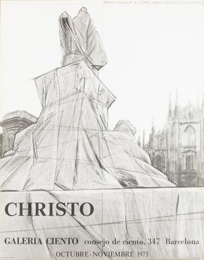 CHRISTO: Milano Piazza del Duomo - Original vintage poster 2