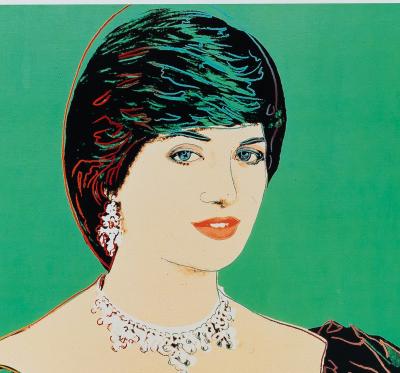 Andy WARHOL (D’après)   Princesse Diana - Affiche originale en couleurs 2