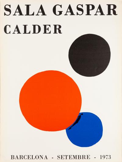 Alexander CALDER : Sala Gaspar 1973 - Lithographie originale 2