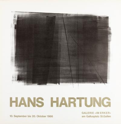Hans HARTUNG : Composition abstraite - Lithographie originale 2