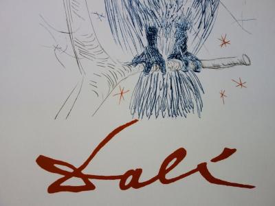 Salvador DALI : La Chouette Bleue - Lithographie signée 2