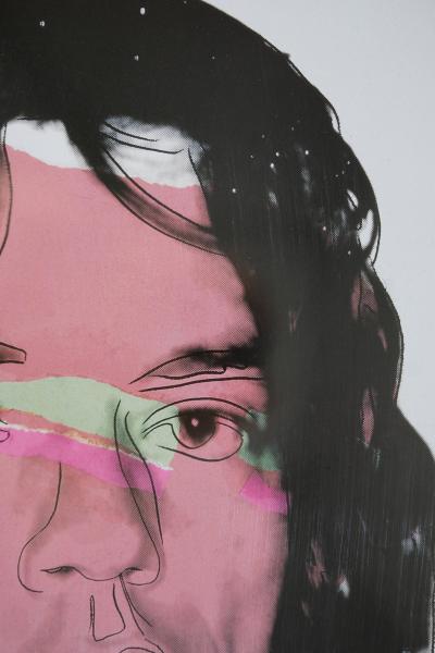 Andy WARHOL : Mick Jagger - Affiche originale en couleurs 2