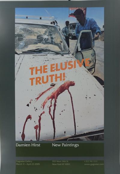 Damien Hirst: The Elusive Truth - Original color poster 2