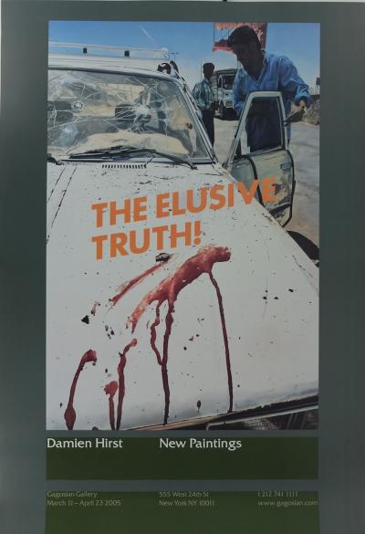 Damien Hirst: The Elusive Truth - Original color poster 2