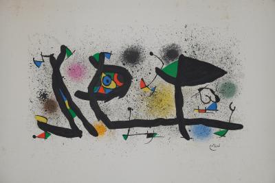 Joan MIRO : Jardin surréaliste - Lithographie originale signée