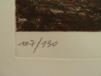 Gerard DIAZ: The Olive Tree - Original signed engraving 2