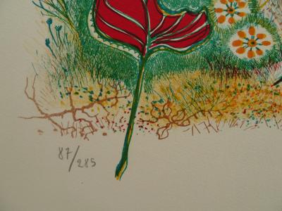 Marcel GENAY: The Enchanting Castle - Original signed lithograph 2